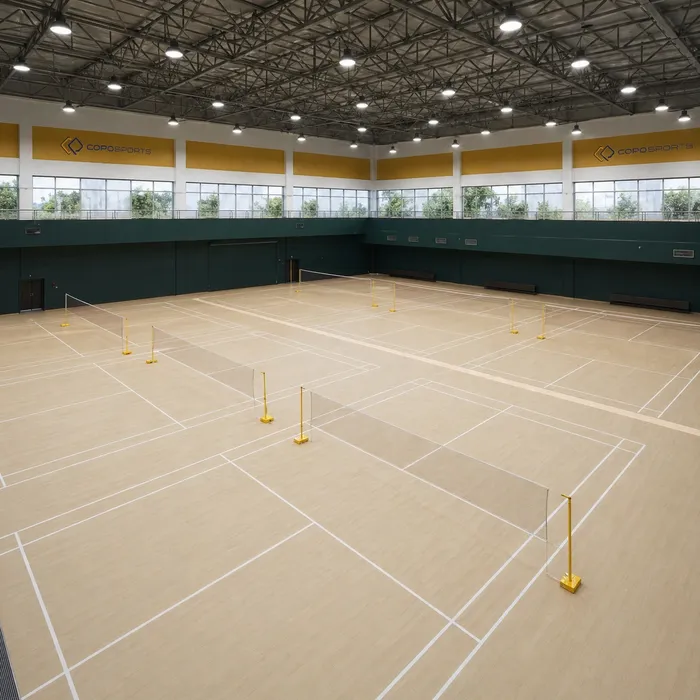 Community badminton court facility