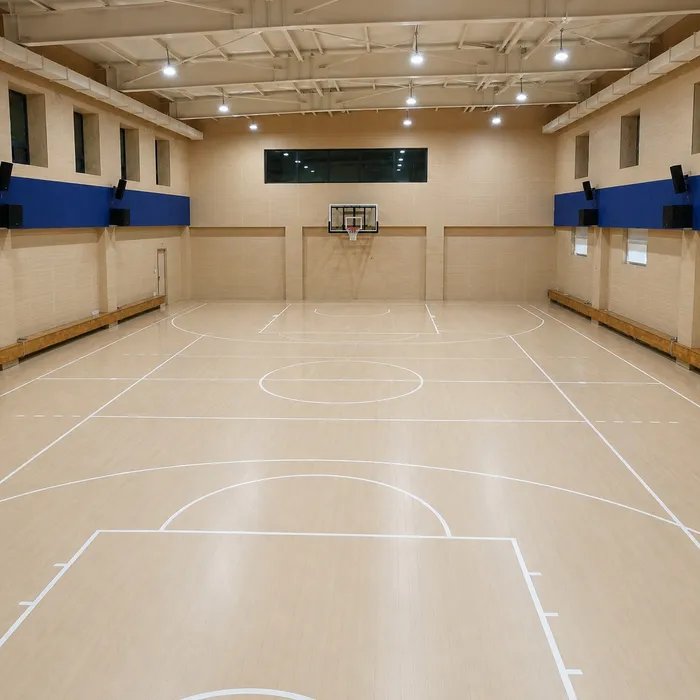 Community multi-purpose sports hall flooring